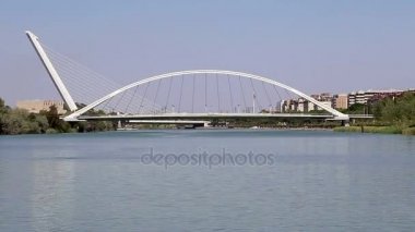 Guadalquivir Nehri, Sevilla, Andalusia, Güney İspanya 