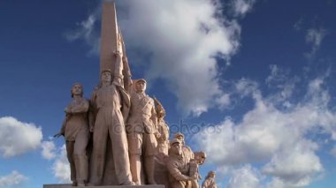  devrimci heykel tiananmen Meydanı Pekin'de, Çin  