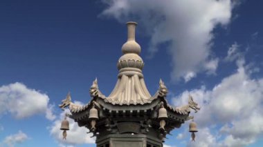 Bölge dev Vahşi kaz Pagodası veya büyük vahşi kaz Pagodası, Budist pagoda Güney xian (sian, xi'an), shaanxi Eyaleti, Çin bulunmaktadır    