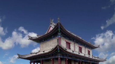 surları xian (sian, xi'an) eski bir Çin--en eski ve en iyi temsil başkenti Çin şehir surları korunmuş.   