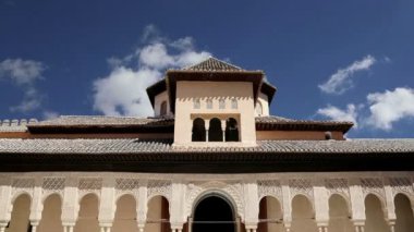 Alhambra palace - Ortaçağ Mağribi Kalesi granada, Endülüs, İspanya