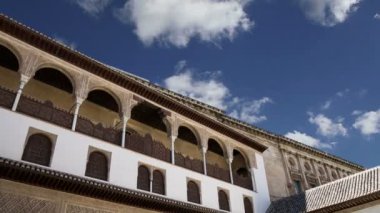 Alhambra palace - Ortaçağ Mağribi Kalesi granada, Endülüs, İspanya