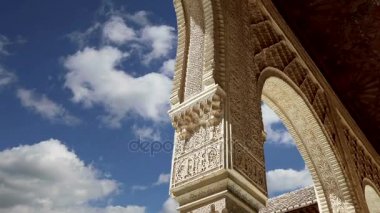 alhambra, granada, İspanya (Endülüs) İslam tarzı kemerler