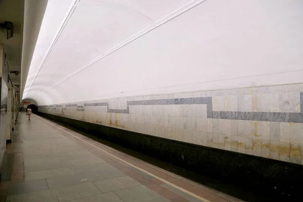 Stanice metra Čistyje Prudy v Moskvě, Rusko. Byl otevřen v 15.05.1935 — Stock fotografie