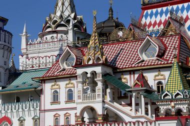 Izmailovsky Kremlin (Izmailovo Kremlin), Moskova, Rusya Federasyonu