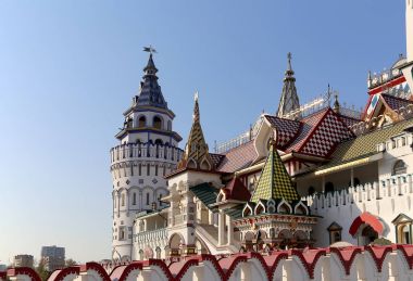 Izmailovsky Kremlin (Izmailovo Kremlin), Moskova, Rusya Federasyonu