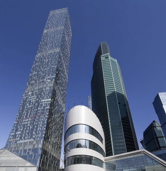 Gratte-ciel du Centre d'affaires international (ville), Moscou, Russie — Photo