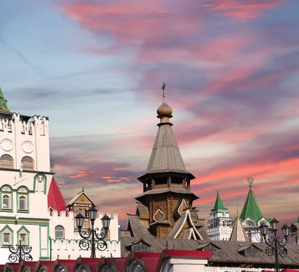 Izmailovsky Kremlin (Izmailovo Kremlin), Moskova, Rusya Federasyonu — Stok fotoğraf