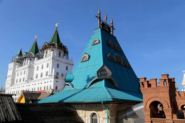Izmailovsky Kremlin (Kremlin v Izmailovo), Moskva, Rusko — Stock fotografie