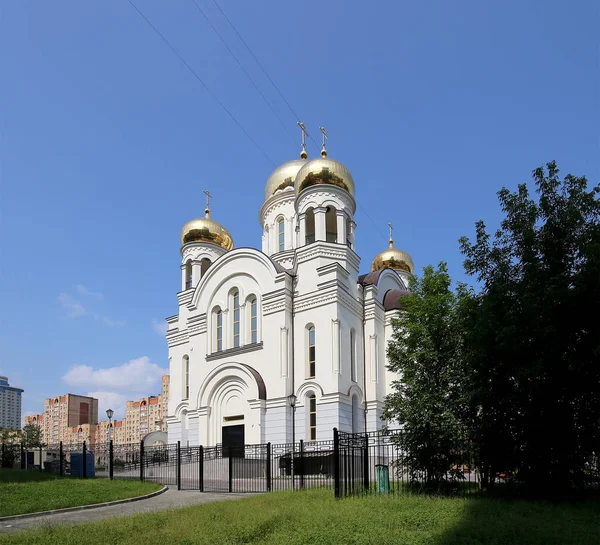 Σύγχρονη ορθόδοξη εκκλησία Μόσχα, Ρωσία — Φωτογραφία Αρχείου