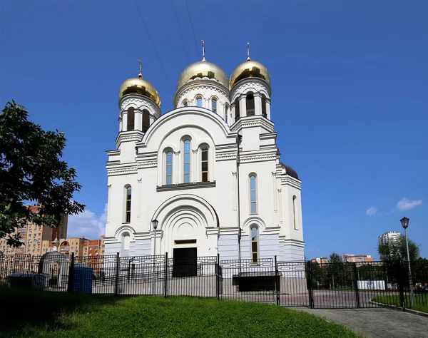 Moderne orthodoxe Kirche in Moskau, Russland — Stockfoto