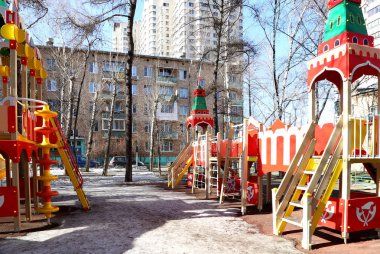 Moskova, Rusya 'da yeni çocuk parkı  