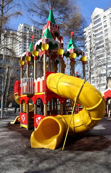 Moskova, Rusya 'da yeni çocuk parkı — Stok fotoğraf