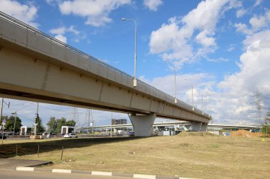 Yeni modern Üstgeçit Moskova, Rusya  