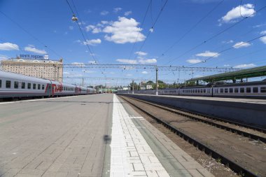 Trende Kazansky demiryolu terminali (Kazansky vokzal)--dokuz demiryolu terminalleri, Moskova, Rusya biridir. Mimar Alexey Shchusev tarafından tasarımına göre modern Bina İnşaatı 1913 yılında başladı ve 1940 yılında sona erdi 