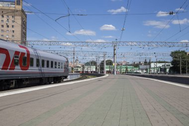 Trende Kazansky demiryolu terminali (Kazansky vokzal)--dokuz demiryolu terminalleri, Moskova, Rusya biridir. Mimar Alexey Shchusev tarafından tasarımına göre modern Bina İnşaatı 1913 yılında başladı ve 1940 yılında sona erdi 