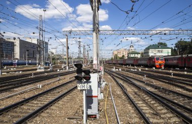 Trende Kazansky demiryolu terminali (Kazansky vokzal)--dokuz demiryolu terminalleri, Moskova, Rusya biridir. Mimar Alexey Shchusev tarafından tasarımına göre modern Bina İnşaatı 1913 yılında başladı ve 1940 yılında sona erdi 