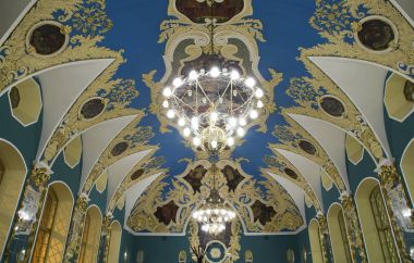 VIP salonu ya da bir oda daha yüksek konfor Kazansky tren istasyonu (Kazansky vokzal)--dokuz demiryolu terminalleri, Moskova, Rusya biridir.