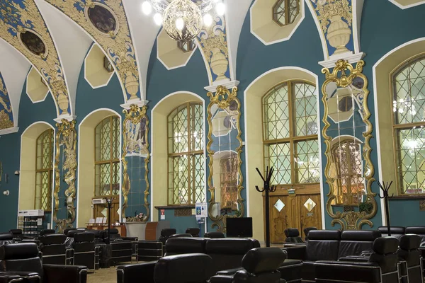 VIP-hall or a room higher comfort Kazansky railway station ( Kazansky vokzal) -- is one of nine railway terminals in Moscow, Russia. — Stock Photo, Image