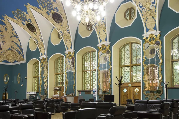 Ruang VIP atau ruang yang lebih nyaman Stasiun kereta Kazansky (Kazansky vokzal) - adalah salah satu dari sembilan terminal kereta api di Moskwa, Rusia . — Stok Foto