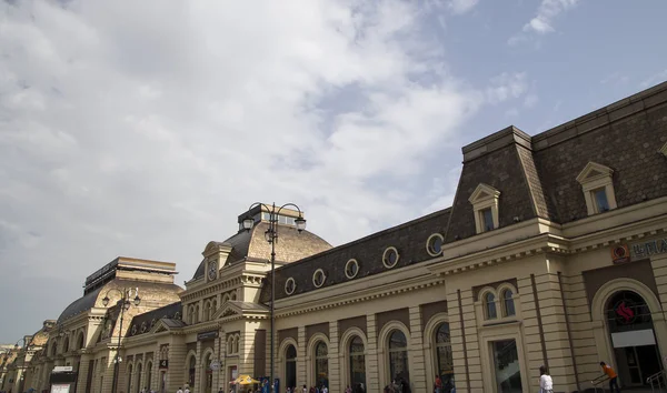 Paveletsky terminal ferroviário é um dos nove terminais ferroviários em Moscou, Rússia — Fotografia de Stock