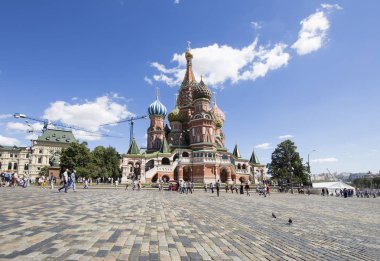 Saint Basil Katedrali (Tapınak, fesleğen mübarek), Kızıl Meydan, Moskova, Rusya Federasyonu 