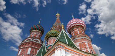 Saint Basil Katedrali (Tapınak, fesleğen mübarek), Kızıl Meydan, Moskova, Rusya Federasyonu 