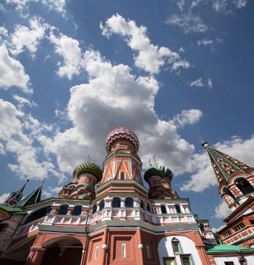 Saint Basil Katedrali (Tapınak, fesleğen mübarek), Kızıl Meydan, Moskova, Rusya Federasyonu 