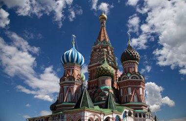 Saint Basil Katedrali (Tapınak, fesleğen mübarek), Kızıl Meydan, Moskova, Rusya Federasyonu 