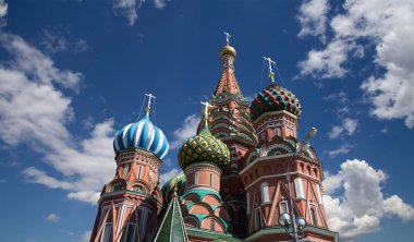 Saint Basil Katedrali (Tapınak, fesleğen mübarek), Kızıl Meydan, Moskova, Rusya Federasyonu 