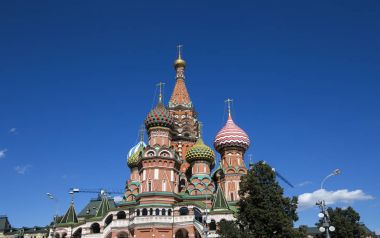 Saint Basil Katedrali (Tapınak, fesleğen mübarek), Kızıl Meydan, Moskova, Rusya Federasyonu 