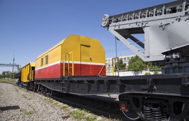 Eski buhar lokomotif, Moskova Müzesi demiryolunun Rusya, Rizhsky tren istasyonu (Rizhsky vokzal, Riga istasyonu)