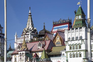 Izmailovsky Kremlin (Izmailovo Kremlin), Moskova, Rusya Federasyonu