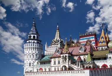 Izmailovsky Kremlin (Izmailovo Kremlin), Moskova, Rusya Federasyonu