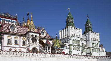 Izmailovsky Kremlin (Izmailovo Kremlin), Moskova, Rusya Federasyonu