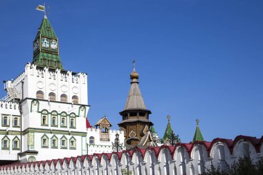 Izmailovsky Kremlin (Izmailovo Kremlin), Moskova, Rusya Federasyonu