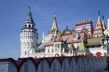 Izmailovsky Kremlin (Izmailovo Kremlin), Moskova, Rusya Federasyonu