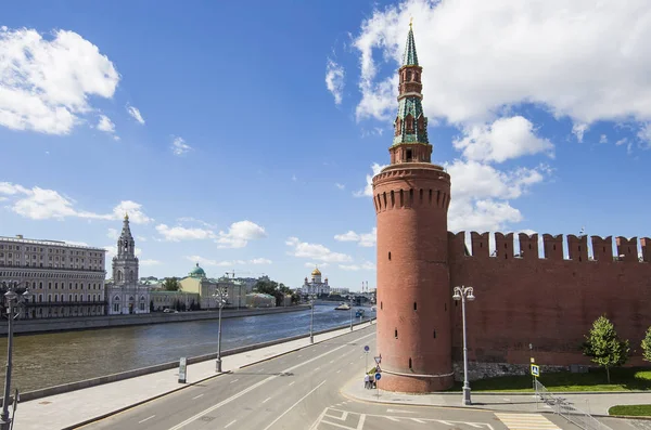 Vue sur le Kremlin, Moscou, Russie- la vue la plus populaire de Moscou — Photo