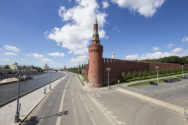 Weergave van het Kremlin, Moskou, Rusland--de populairste weergave van Moskou — Stockfoto