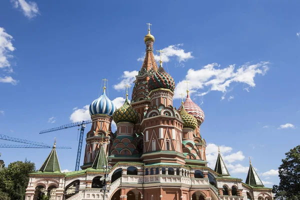 Catedral de São Basílio (Templo de Basílio, o Beato), Praça Vermelha, Moscou, Rússia — Fotografia de Stock