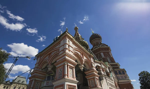 Собор Василия Блаженного, Красная площадь, Москва, Россия — стоковое фото