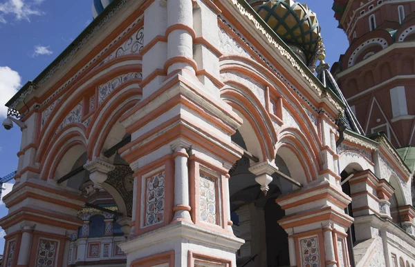 Catedral de San Basilio (Templo de Basilio el Bendito), Plaza Roja, Moscú, Rusia —  Fotos de Stock