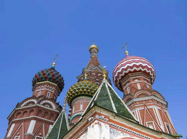 Saint Basil cathedral (Temple of Basil Błogosławionego), Red Square, Moskwa, Rosja — Zdjęcie stockowe