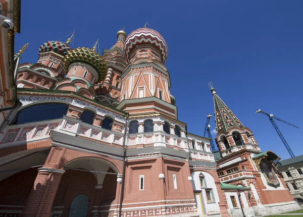 Basilikum-Kathedrale (Basilikum-Tempel), Rotes Quadrat, Moskau, Russland — Stockfoto