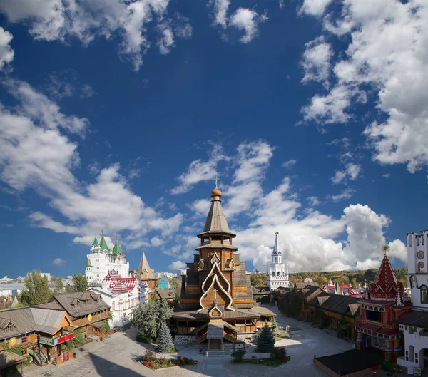 Aziz Nikolaos Kilisesi Izmailovsky Kremlin (Izmailovo Kremlin), Moskova, Rusya.