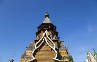 Aziz Nikolaos Kilisesi Izmailovsky Kremlin (Izmailovo Kremlin), Moskova, Rusya.