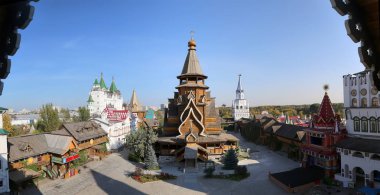 Aziz Nikolaos Kilisesi Izmailovsky Kremlin (Izmailovo Kremlin), Moskova, Rusya.