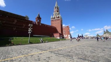 Spassky kule Moskova Kremlin, Moskova, Rusya Federasyonu  