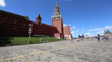 Spassky kule Moskova Kremlin, Moskova, Rusya Federasyonu  