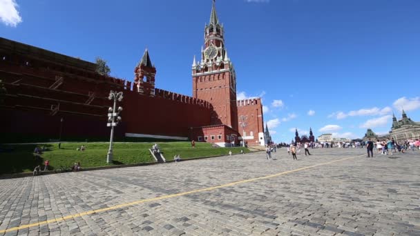 スパーキー タワーのモスクワ クレムリン, モスクワ, ロシア — ストック動画